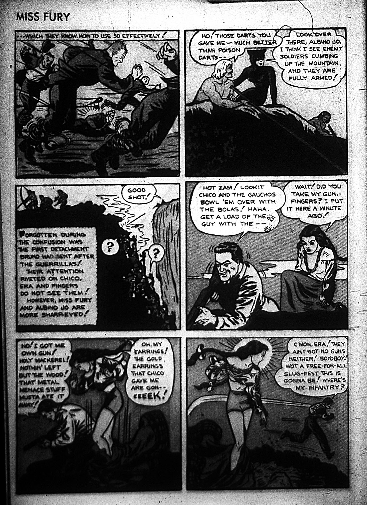 Read online Miss Fury (1942) comic -  Issue #3 - 36