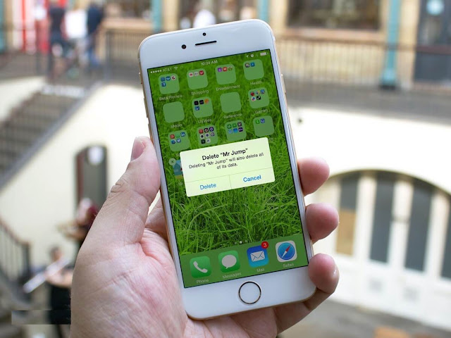 كيفية حذف التطبيقات فى iPhone 8 / 8 Plus