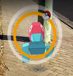 Porygon Pokemon Go Capture