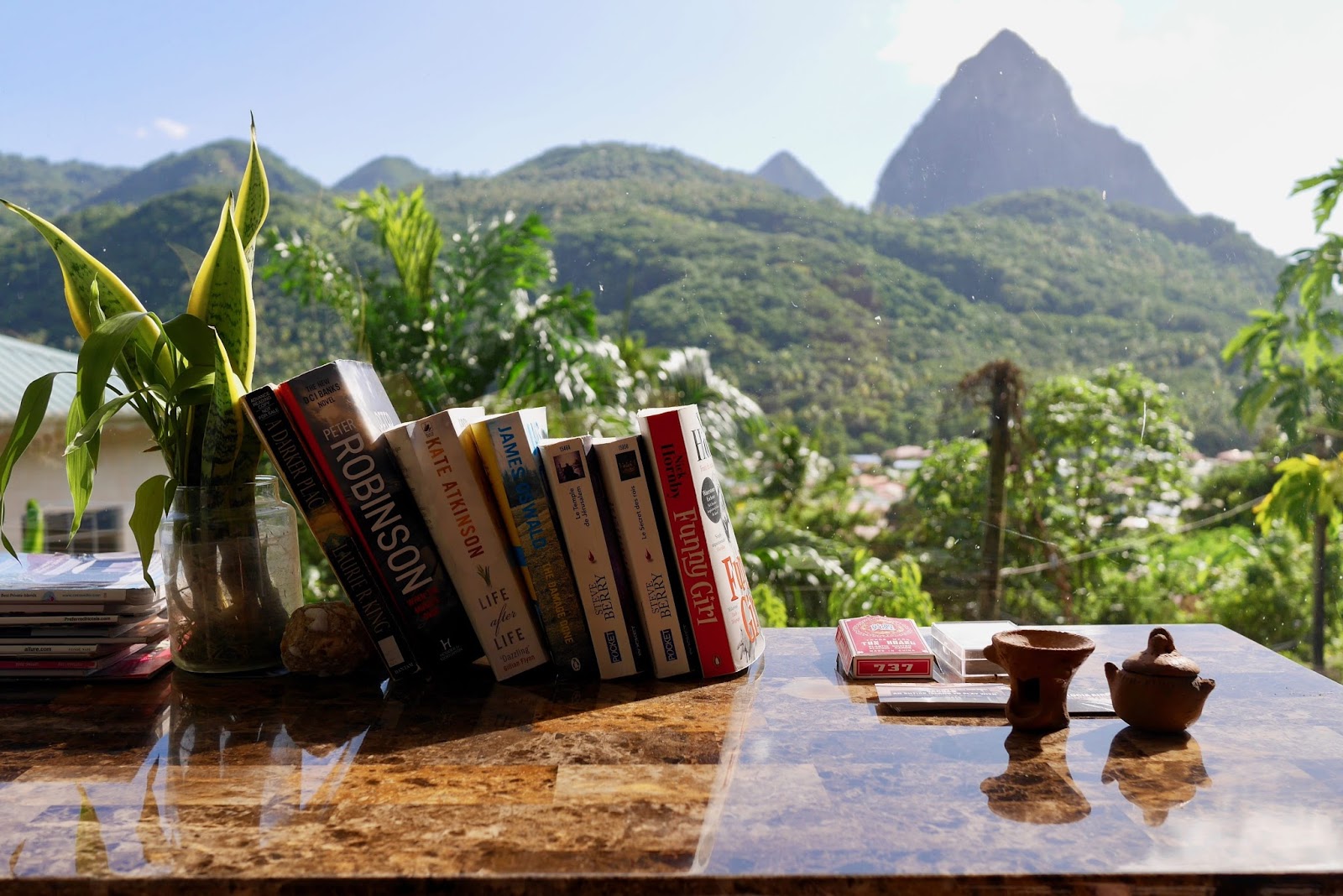 The best airbnb in the world looking onto the Piton Mountains, Soufrière, Saint Lucia, review by www.CalMcTravels.com, Cal McTravels