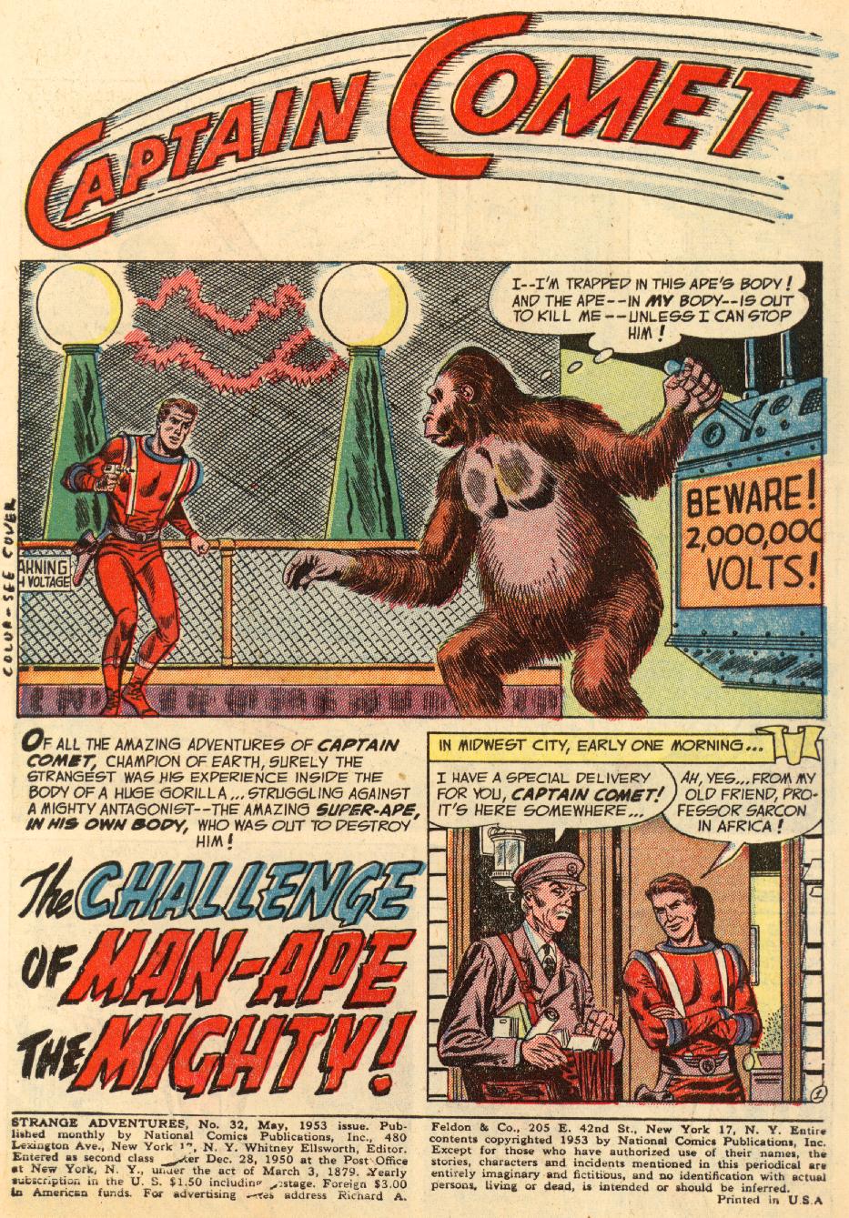 Read online Strange Adventures (1950) comic -  Issue #32 - 3