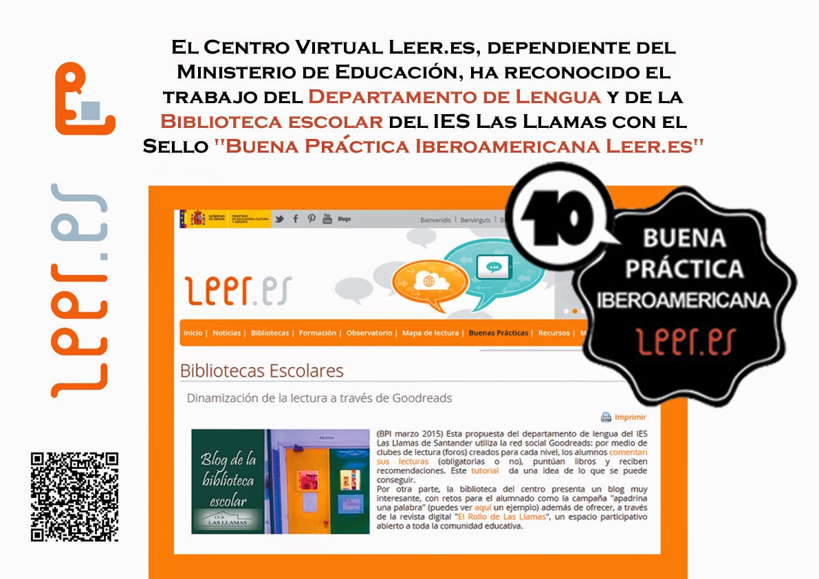 http://leer.es/buenas-practicas/bibliotecas-escolares/detalle/-/asset_publisher/z4kpOmCpLSUQ/content/dinamizacion-de-la-lectura-a-traves-de-goodreads