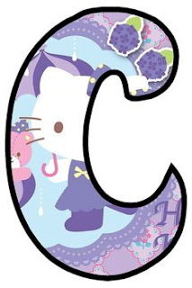 Abc de Hello Kitty con Sombrilla.