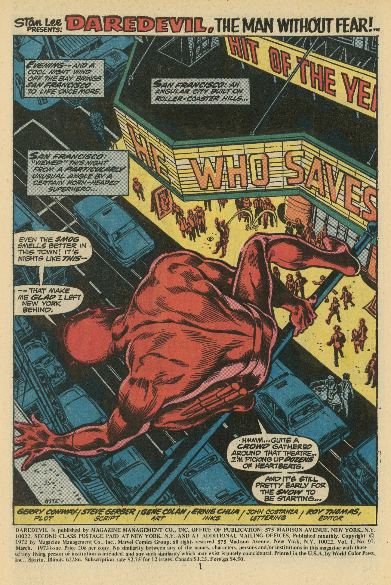 Read online Daredevil (1964) comic -  Issue #97 - 4