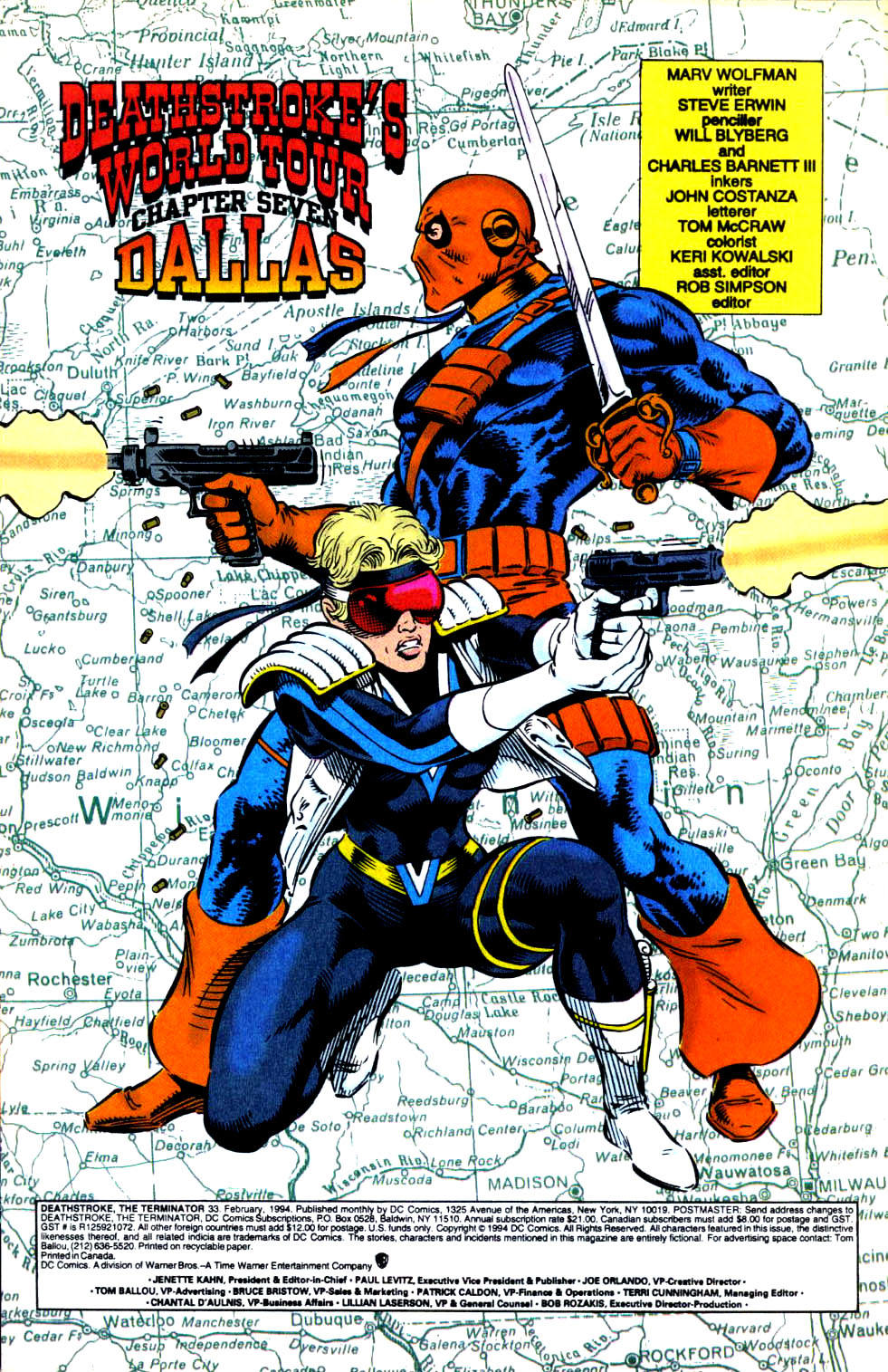 Read online Deathstroke (1991) comic -  Issue #33 - 2