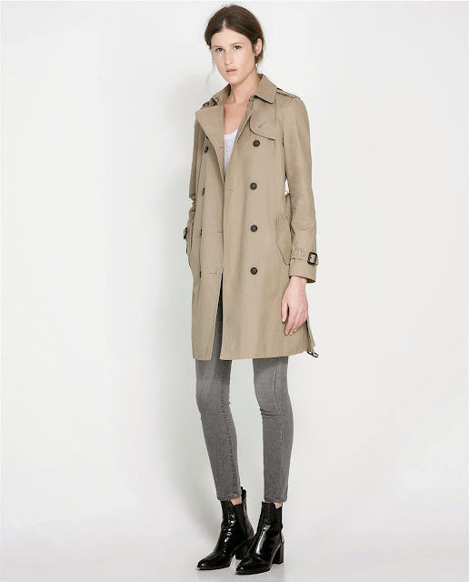 Looks Good from the Back: Buy This (So We Don't Have To): Zara Trench Coat.