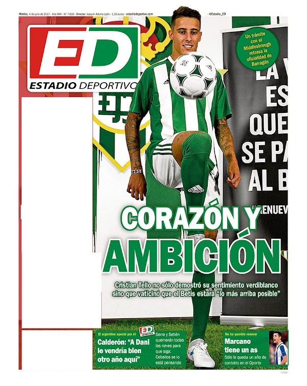 Betis, Estadio Deportivo: "Corazón y ambición"