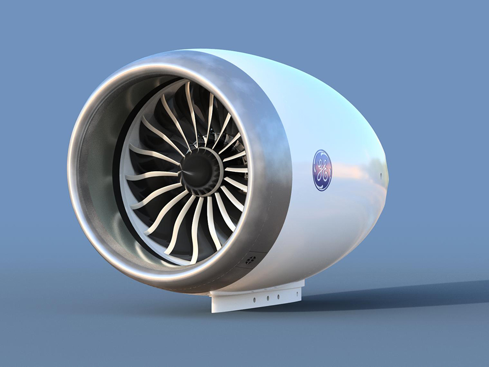 In 3D động cơ máy bay Boeing 787 hoạt động y như thật