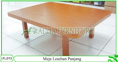  Meja  Lesehan Klender Model  Panjang Allia Furniture