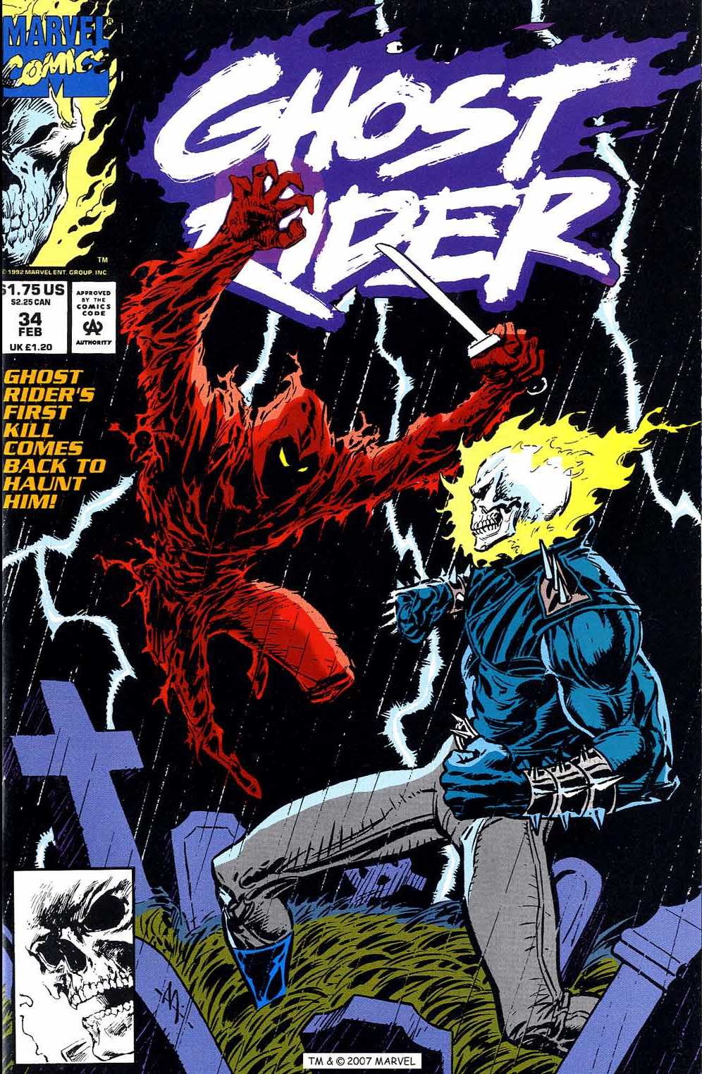 Read online Ghost Rider (1990) comic -  Issue #34 - 1