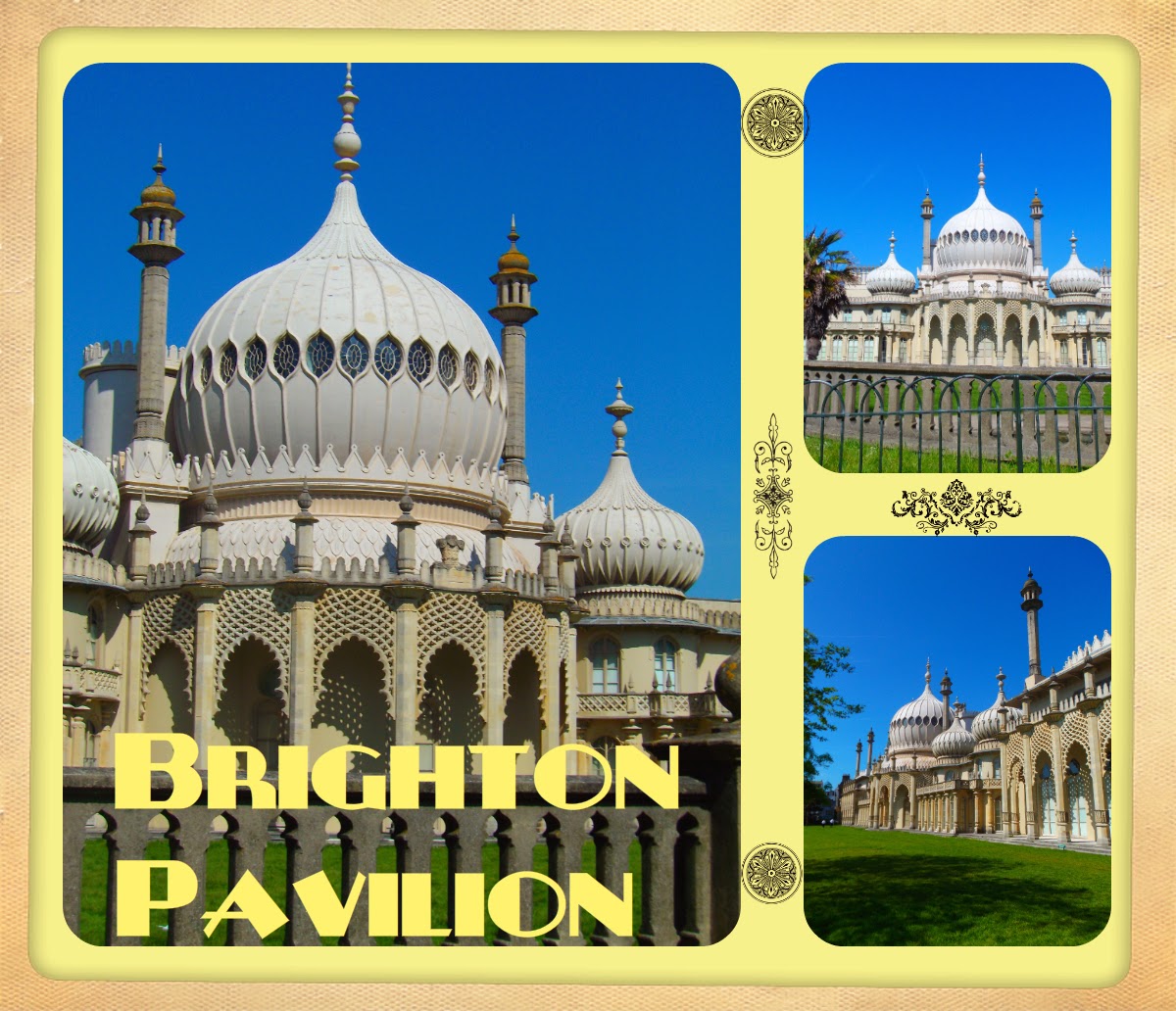ORIGINAL ART by Paula Oakley Painting "Brighton Pavilion" and