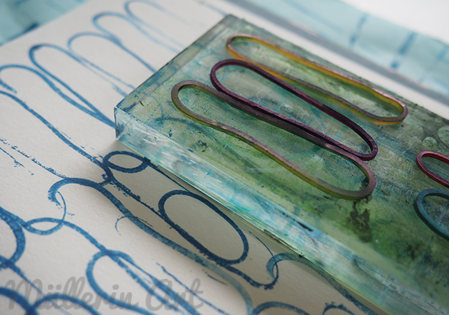 Gummiband-Druck © Müllerin Art Gummiband-Druck © Müllerin Art