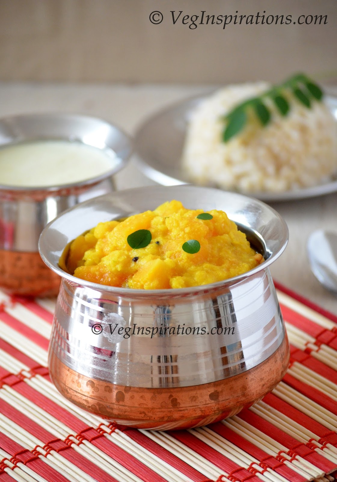 Vegan Butternut Squash/ Pumpkin Coconut Curry Kaddu ki sabzi