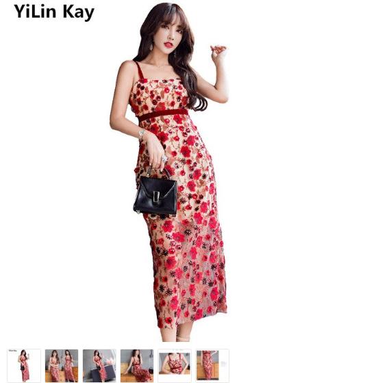 Vintage Clothing Evening Dresses - Midi Dress - Sale Prom Dress Uk - Denim Dress