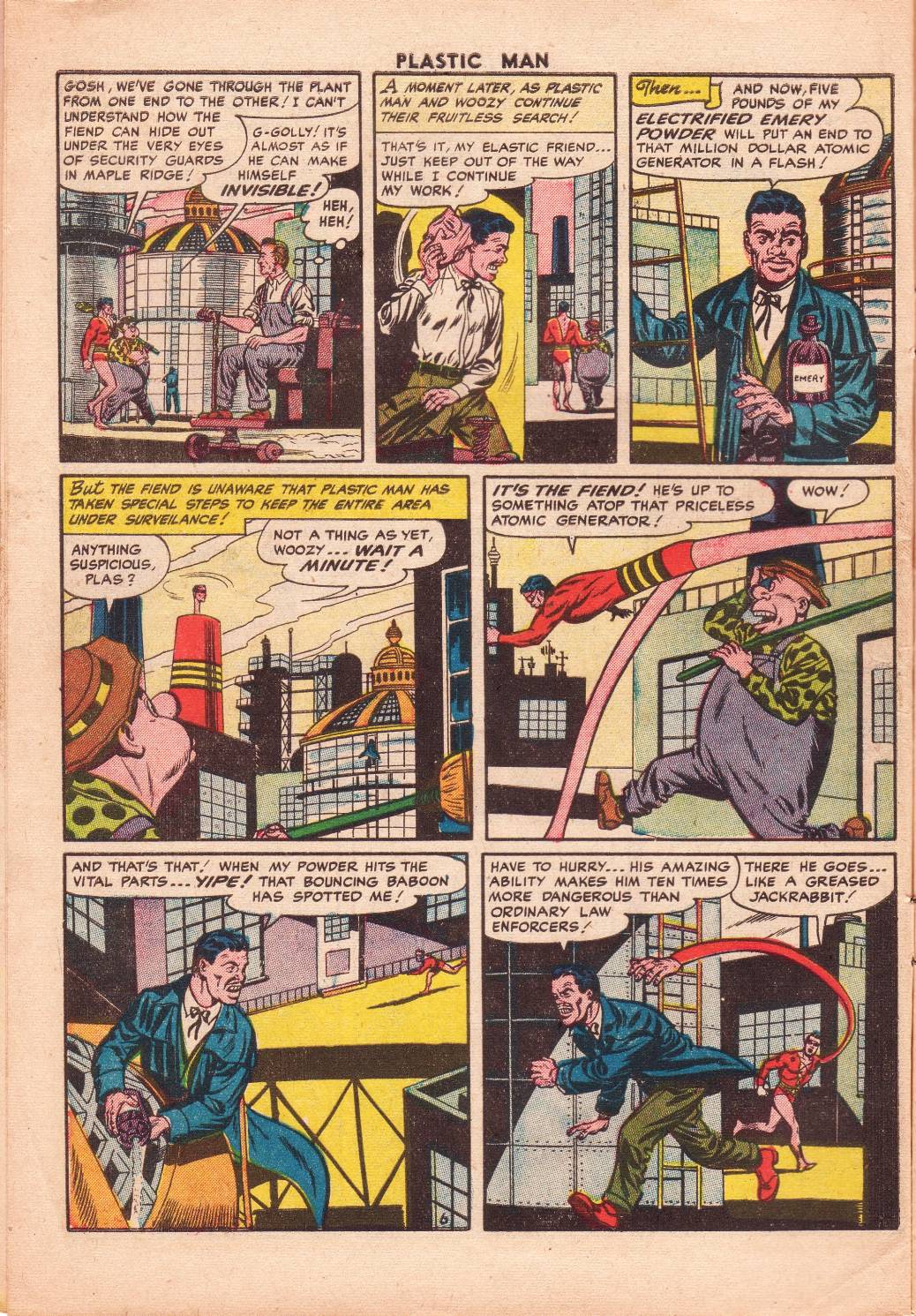 Read online Plastic Man (1943) comic -  Issue #47 - 9