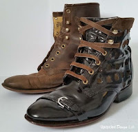 http://www.upcycleddesignlab.com/2016/01/lace-up-roper-boot-refashion-1.html