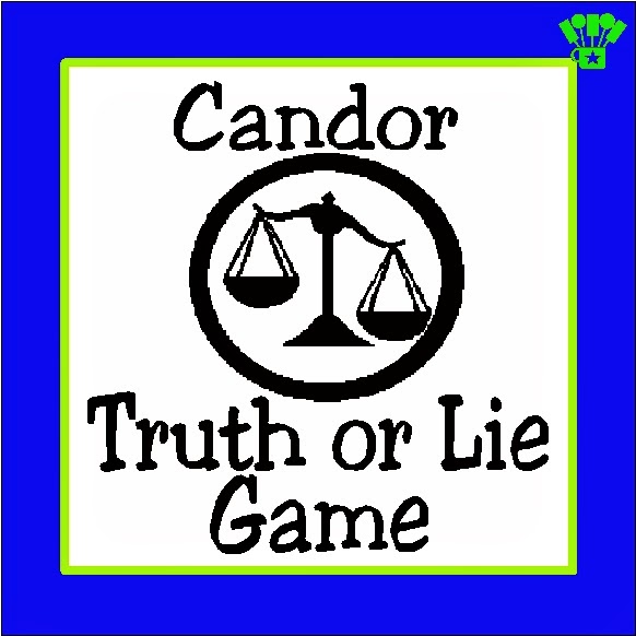 Candor Truth or Lie Game by Kandy Kreations. Great game for a Divergent Party instead of Truth or Dare