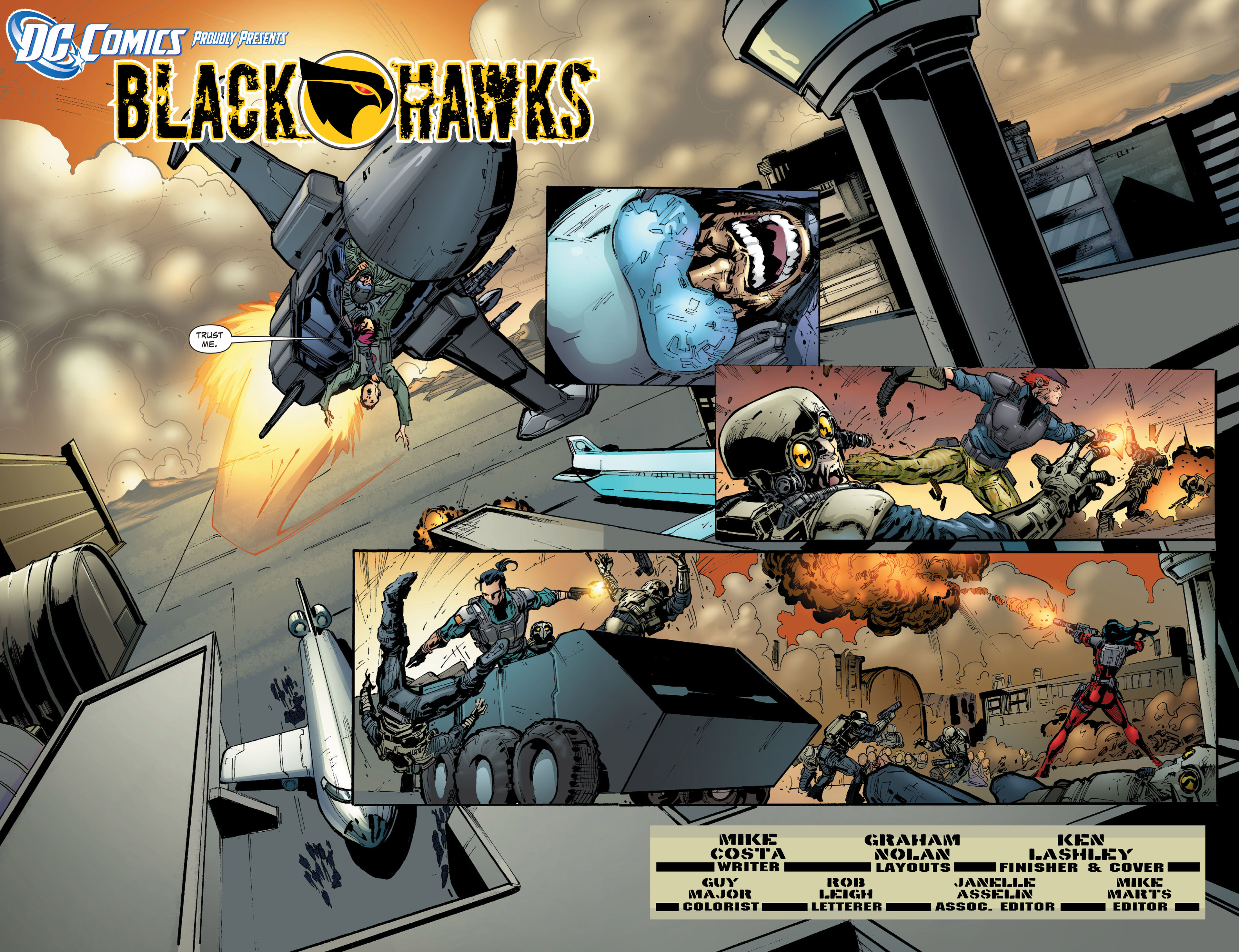 Read online Blackhawks comic -  Issue #1 - 4