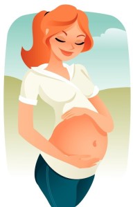 Gambar Kartun Ibu Hamil Mempersiapkan Kehamilan Melalui Lucu