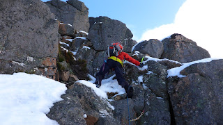 Lead Winter Climbing instruction in the Cairngorms