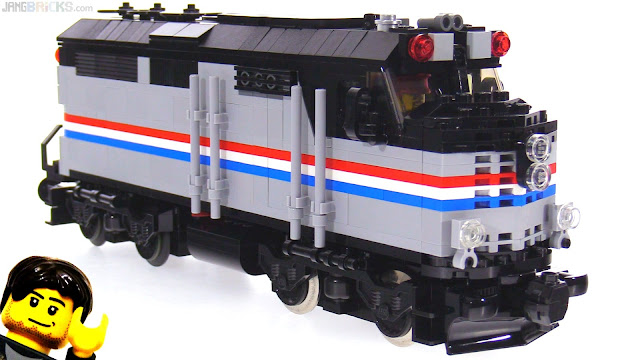 180411a Lego Amtrak F40ph Train Moc