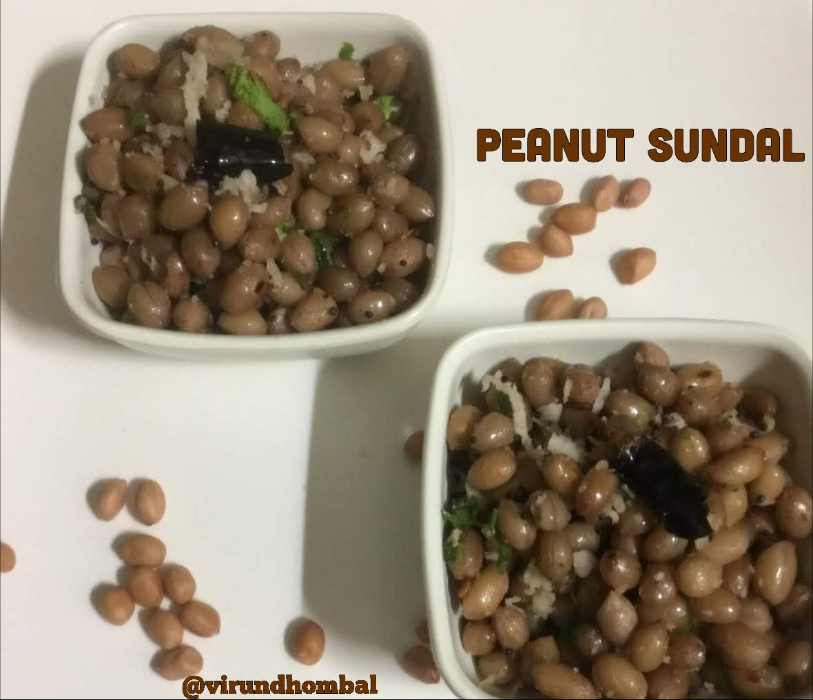 Peanut Sundal Verkadalai Sundal Easy and healthy evening snack
