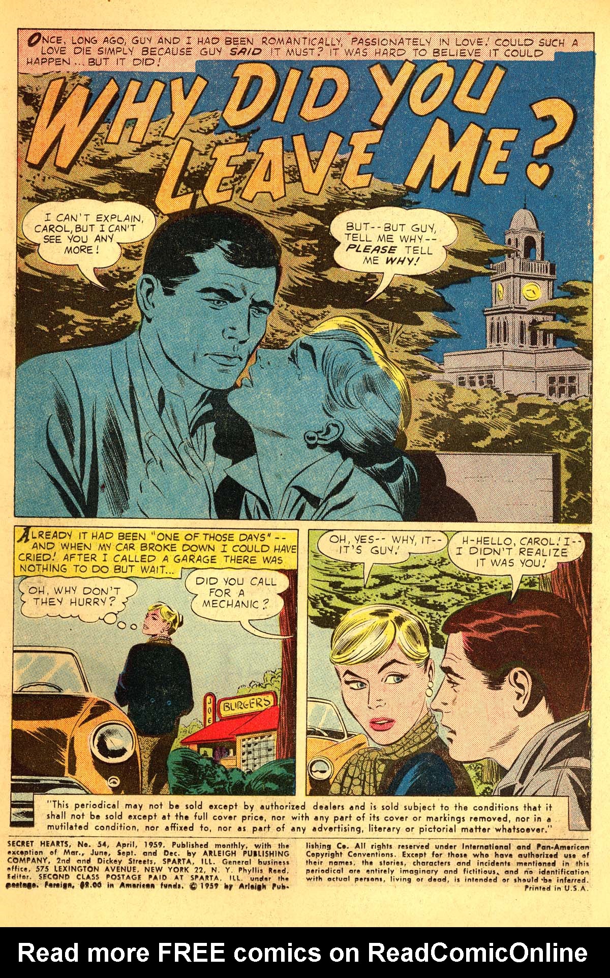 Read online Secret Hearts comic -  Issue #54 - 3