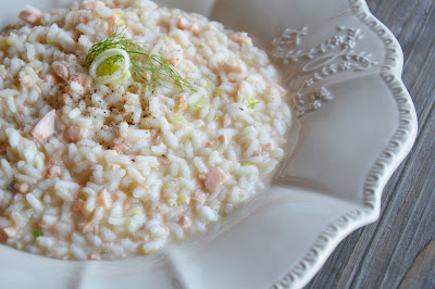 risotto al salmone