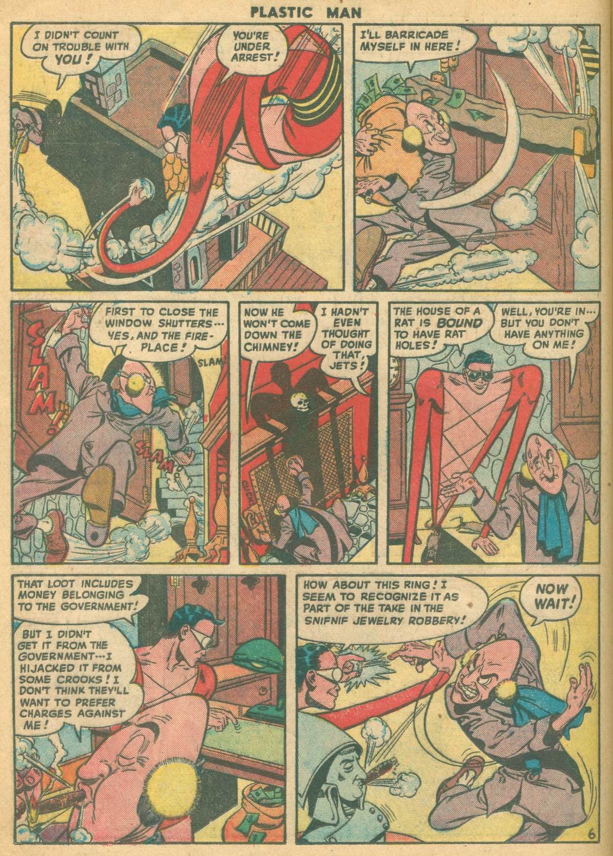 Read online Plastic Man (1943) comic -  Issue #13 - 20