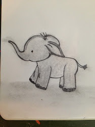 elephant drawings drawing nursery easy cool hang lifelooklens brainstorming getdrawings