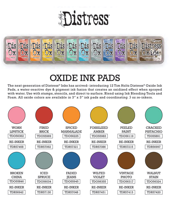史上一番安い Distress Oxide Ink ティムホルツディストレス オキサイドインクパット ティムホルツ ペーパークラフト 