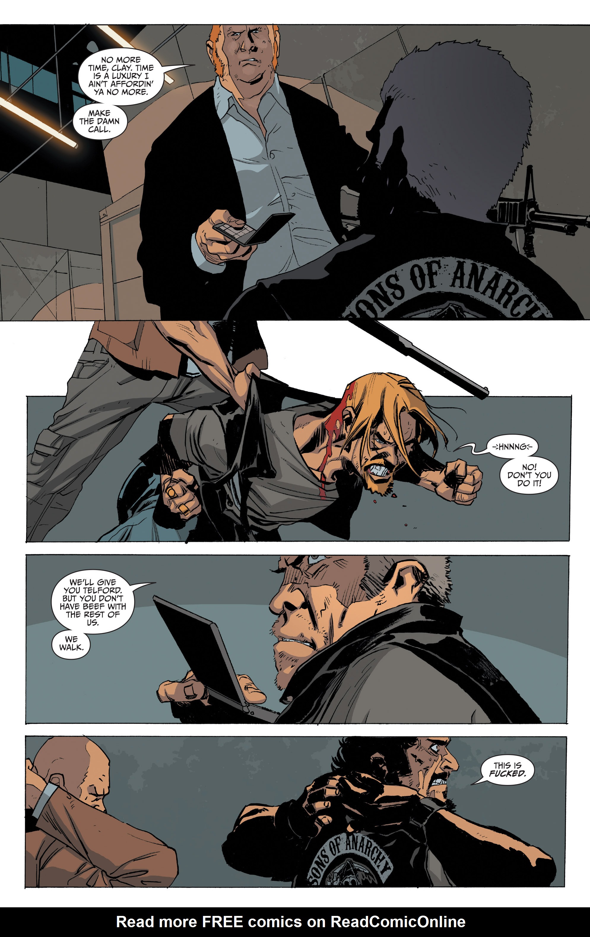 Read online Sons of Anarchy comic -  Issue #25 - 17