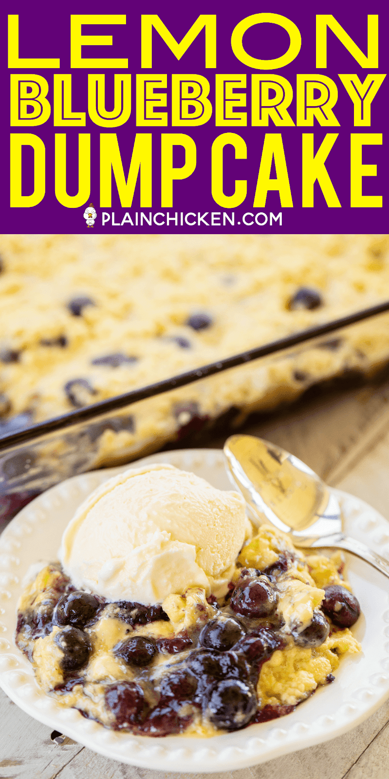 Blueberry Cake Mix And Butter Dump Cake Recipe Blueberry Cake Mix And Butter Dump Cake Recipe