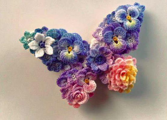 Brooch in butterfly shape - LunarHeavenly (Crochet Pattern ...