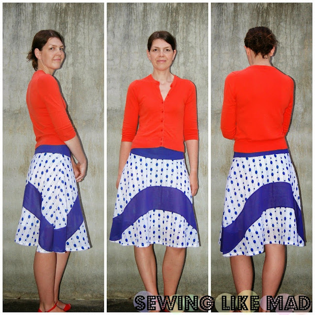 Sewing Like Mad: Sew a Wave Skirt - Full Sewing Tutorial