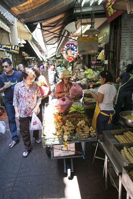 Mercato alimentare-Chinatown-Bangkok