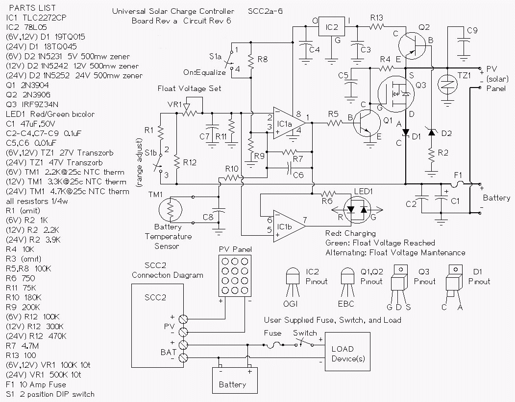 Simple 10 Amp Solar Charge Controller Circuit Diagram | Super Circuit