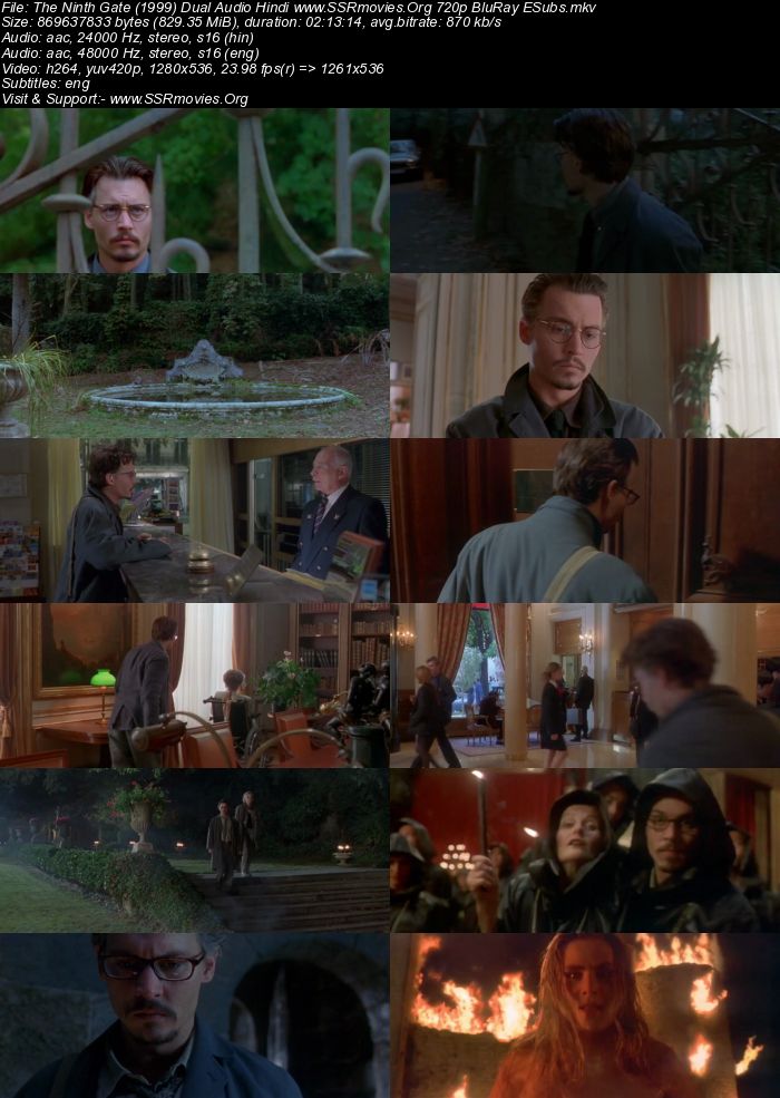 The Ninth Gate (1999) Dual Audio Hindi 720p BluRay