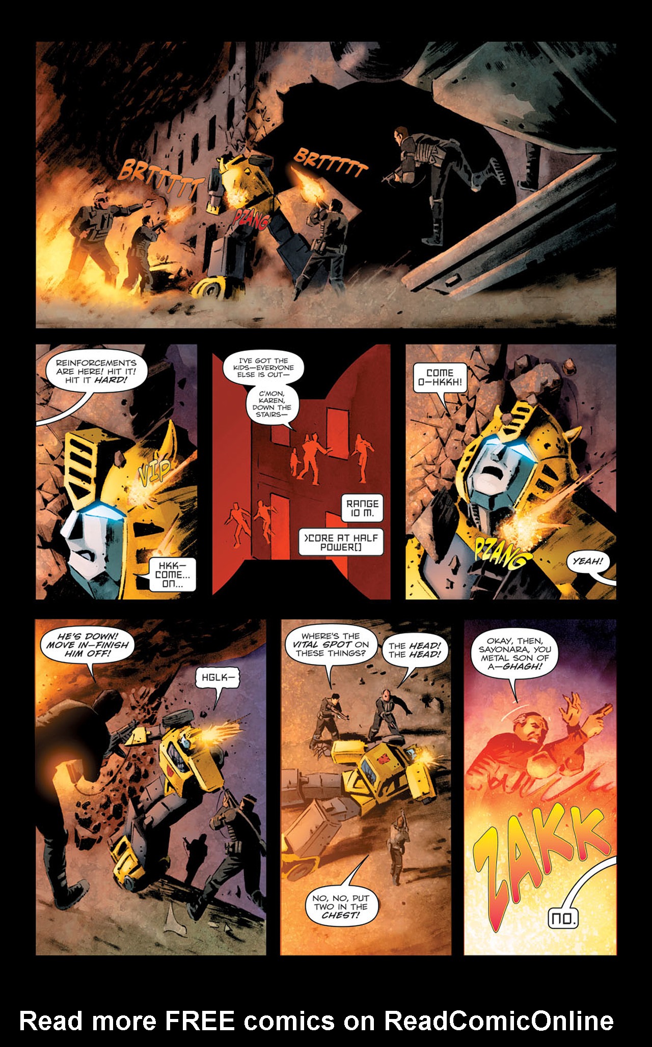 Read online The Transformers: All Hail Megatron comic -  Issue #16 - 10