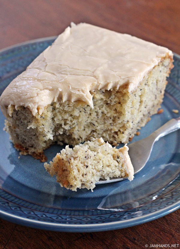 Banana Cake with Caramel Frosting