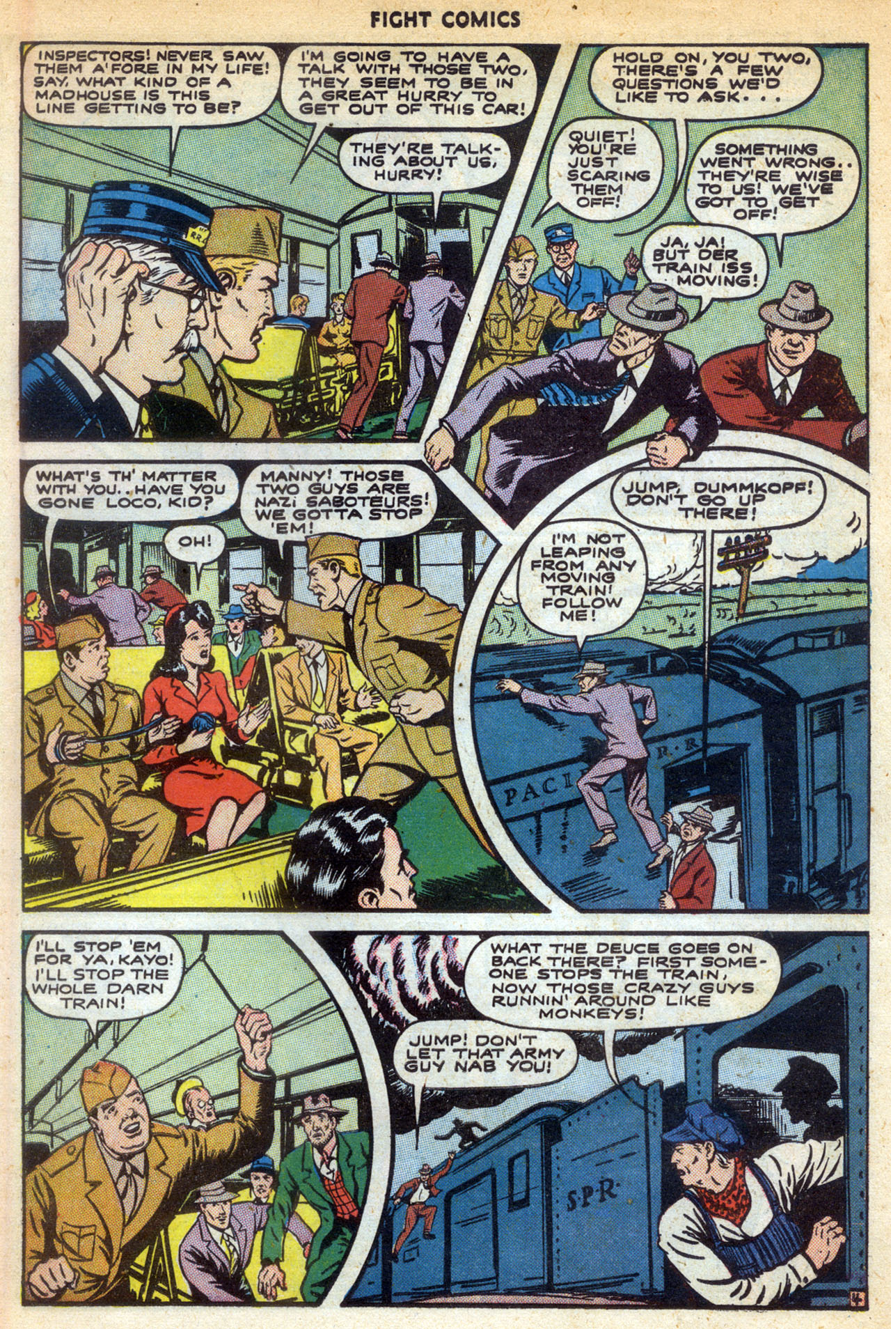 Read online Fight Comics comic -  Issue #33 - 31