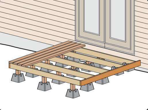 Joe s Deck Plans How To Build a Rectangular Deck FREE 