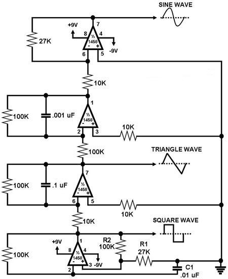 Simple Function Generator Circuit Diagram | Super Circuit Diagram