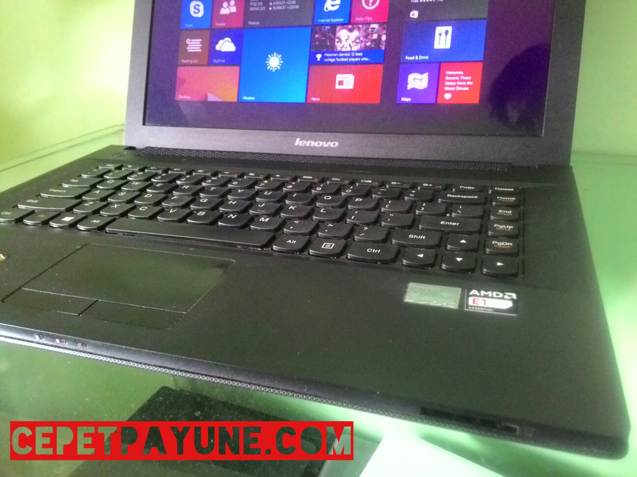 LENOVO G405 AMD E1 2100 APU AMD Radeon HD 8210 Mulus 93% - Jual Beli ...