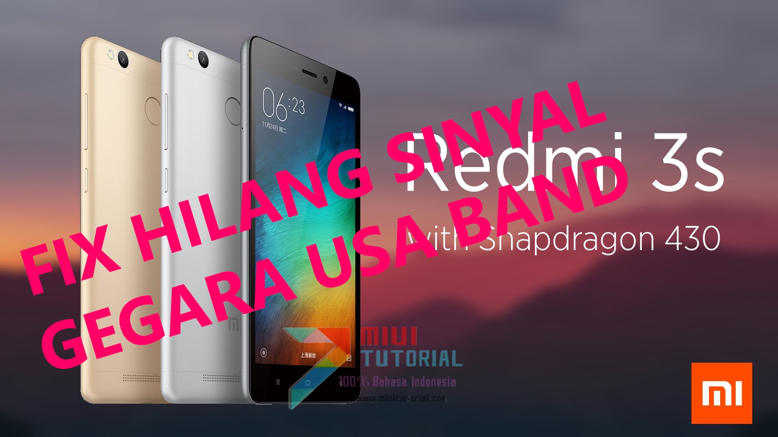Xiaomi Redmi 3s Hilang Sinyal Gegara Tanpa Sengaja Memilih Usa Band Jangan Panik Dulu Ini Tutorialcara Memperbaikinya