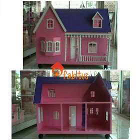 Rumah Boneka Barbie Villa Panjang