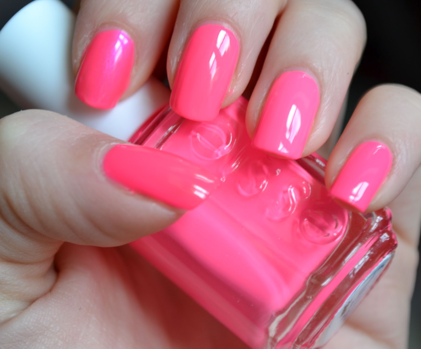 Essie Punchy Pink Vs Pink Parka