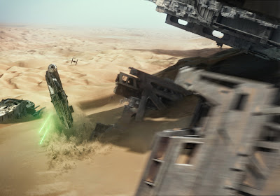 Star Wars Episode VII: The Force Awakens Millennium Falcon Movie Still 1