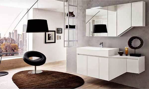 Necessary and Vital Spaces in bathrooms by Cerasa Italy