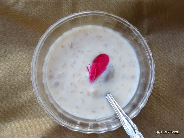 oats as a quick payasam